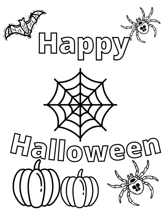 halloween coloring book